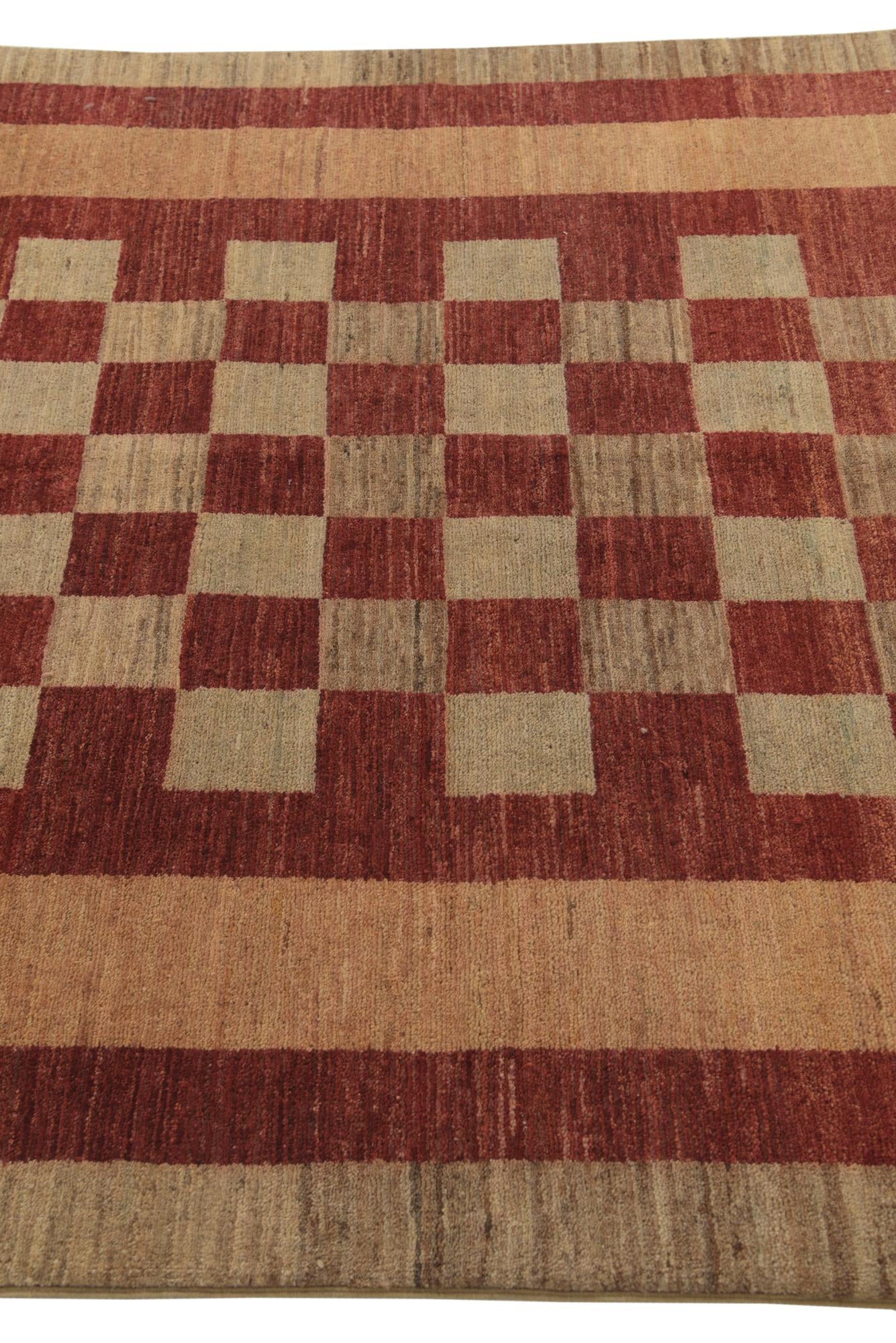 4' 9 x 6' 6 Hand Knotted Modern Ziegler Rug