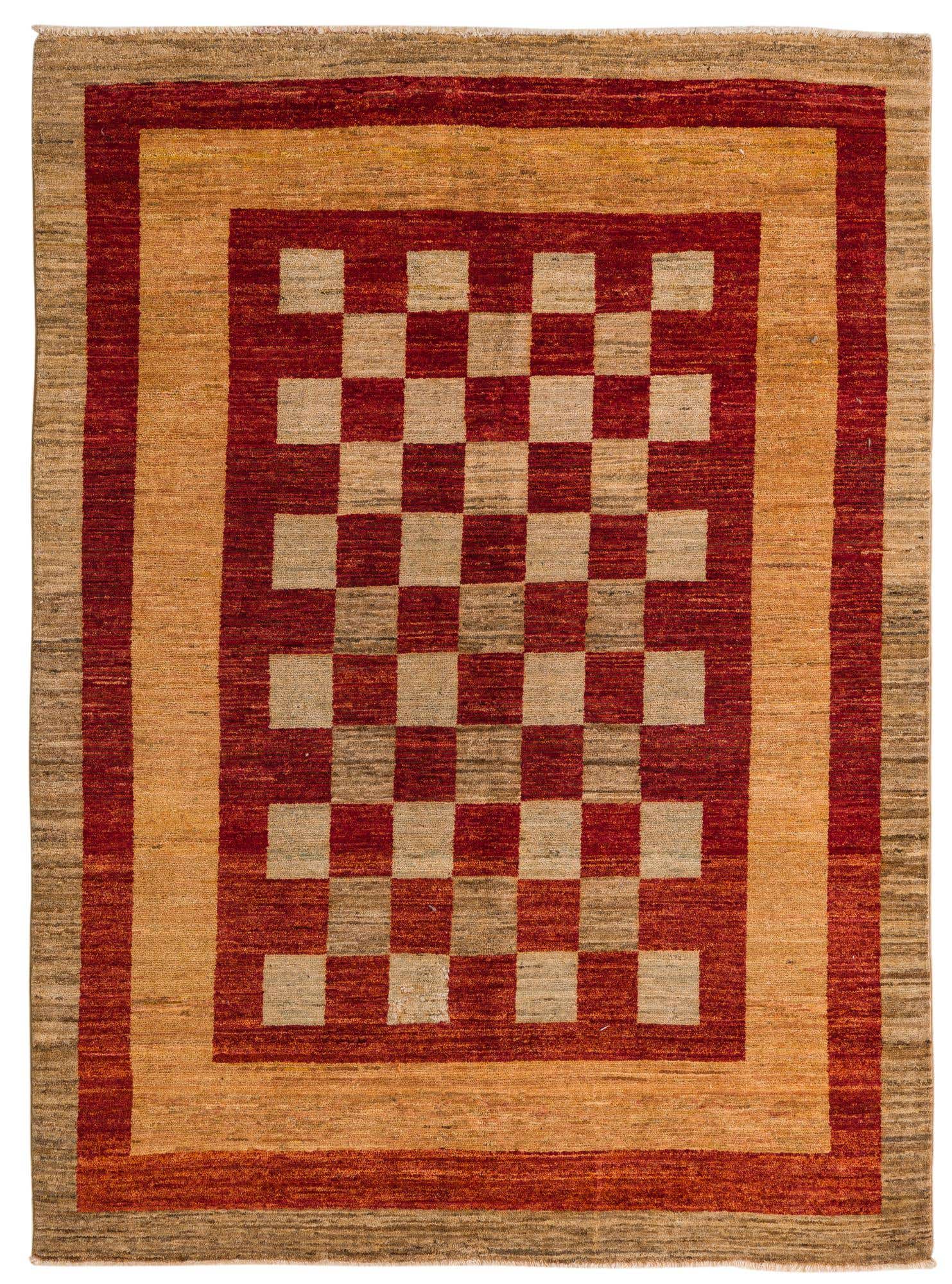 4' 9 x 6' 6 Hand Knotted Modern Ziegler Rug