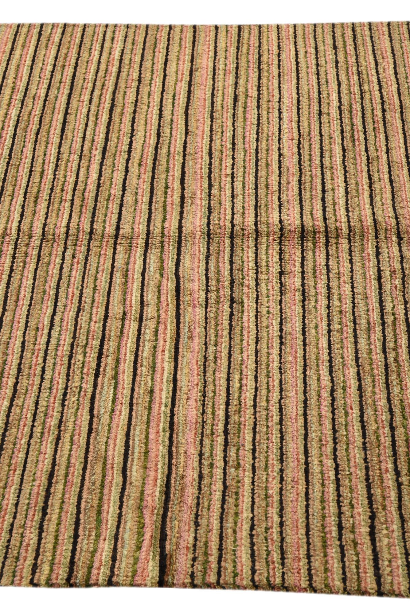 4' 1 x 6' 3 Hand Knotted Modern Ziegler Rug