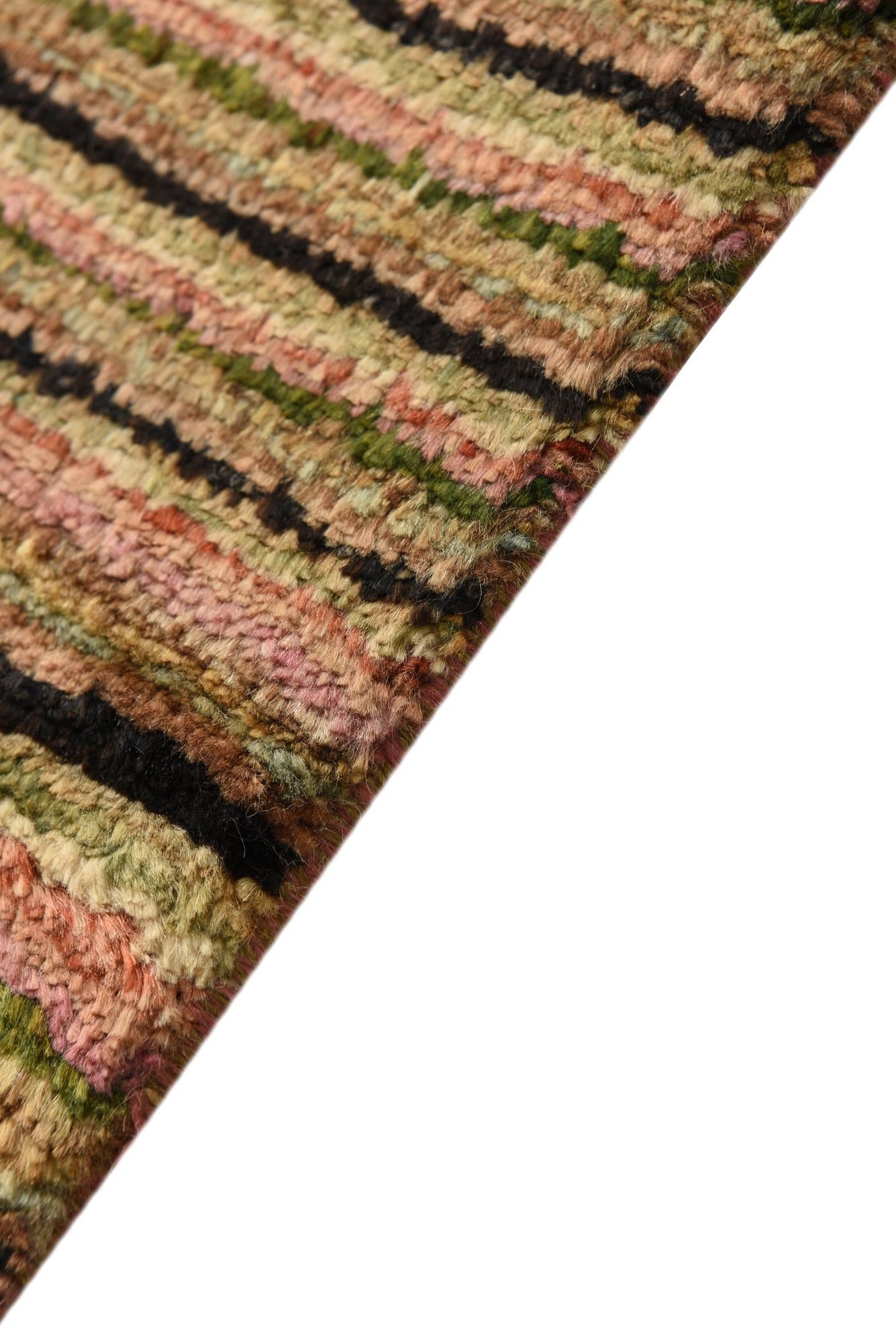 4' 1 x 6' 3 Hand Knotted Modern Ziegler Rug