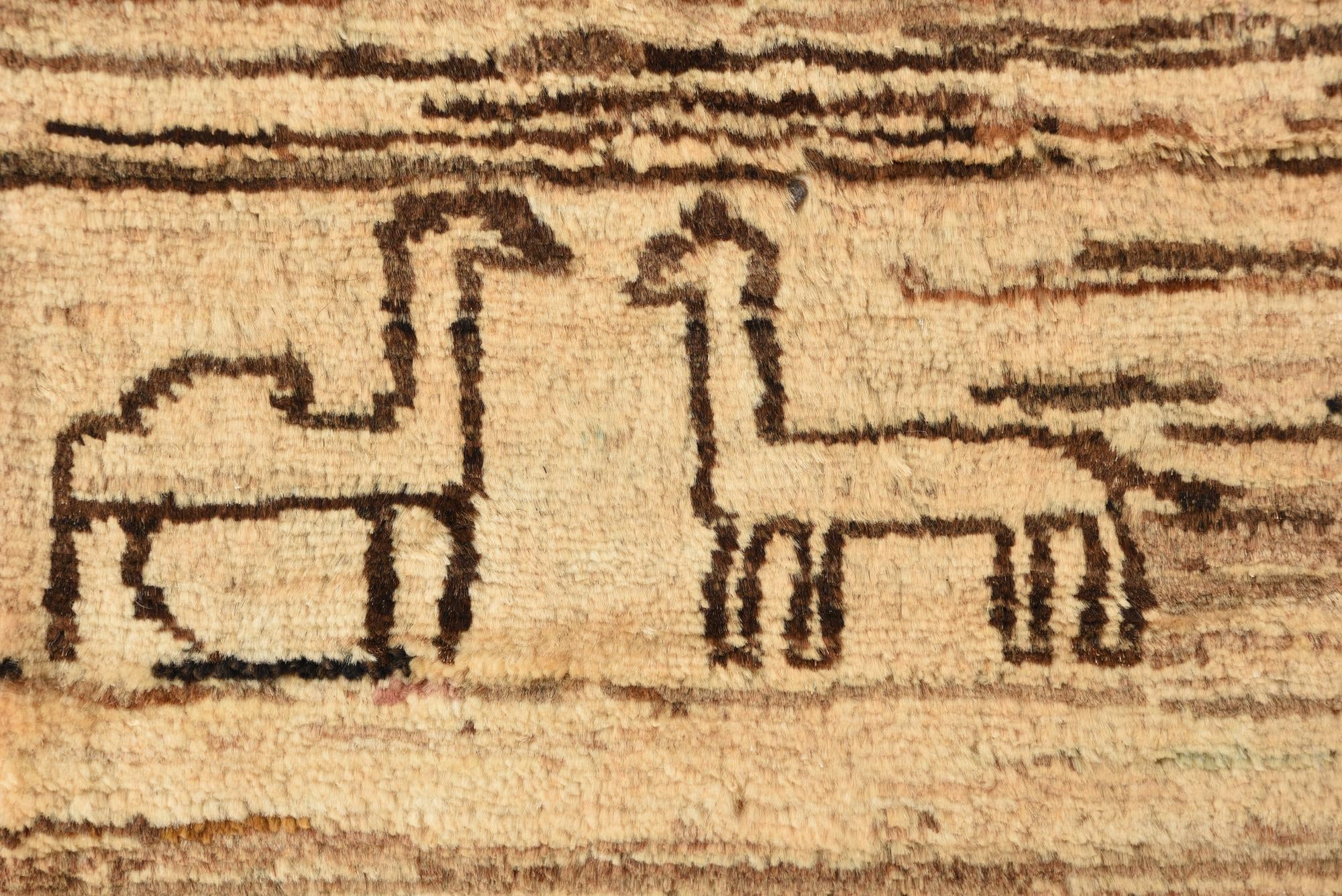 2' 8 x 4' 2 Hand Knotted Modern Ziegler Rug