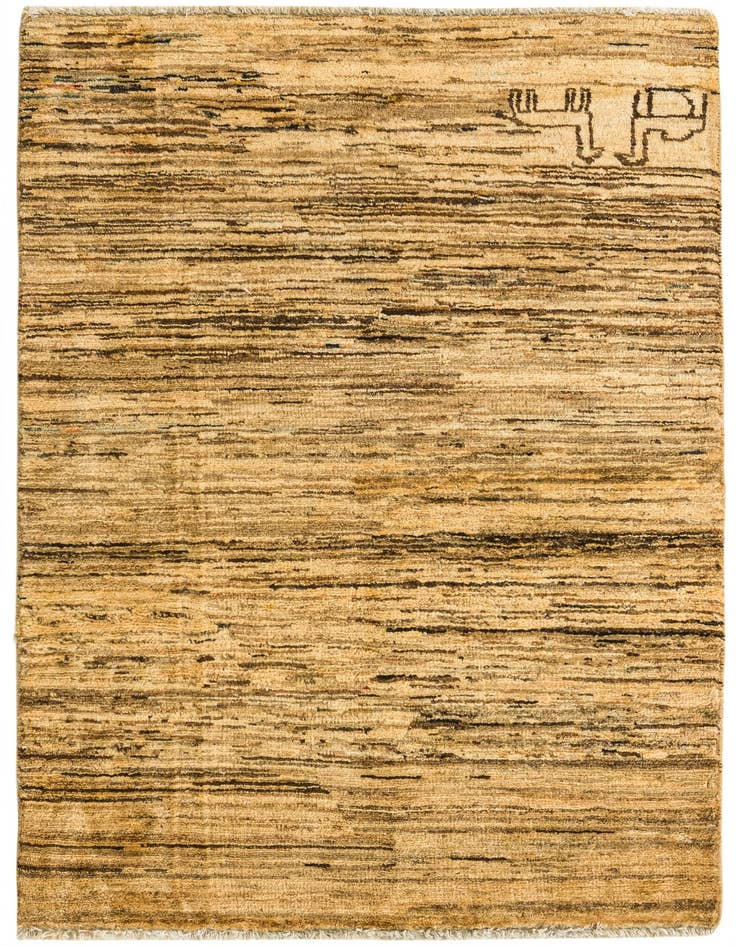 Detail image of 2' 8 x 4' 2 Hand Knotted Modern Ziegler Rug