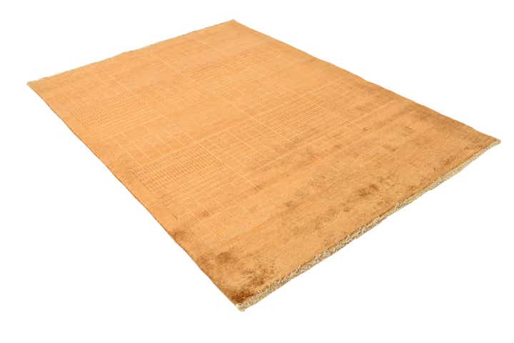 4' 6 x 6' 2 Hand Knotted Modern Ziegler Wool Rug