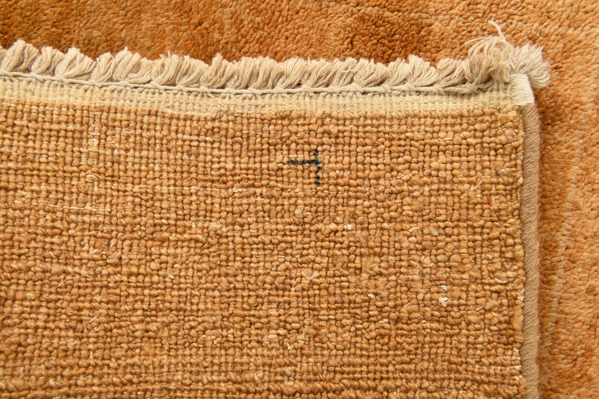 4' 6 x 6' 2 Hand Knotted Modern Ziegler Wool Rug