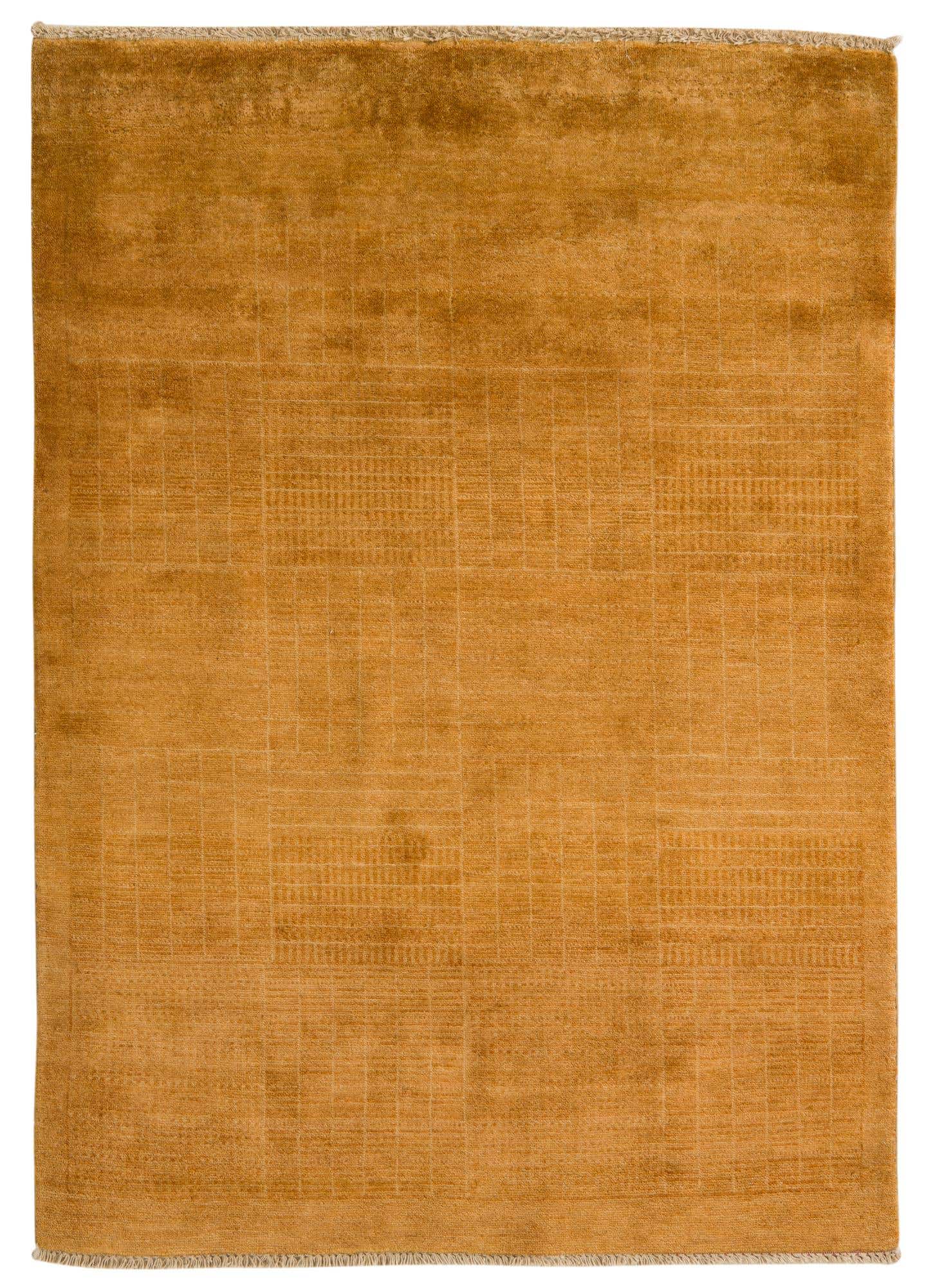 4' 6 x 6' 2 Hand Knotted Modern Ziegler Wool Rug