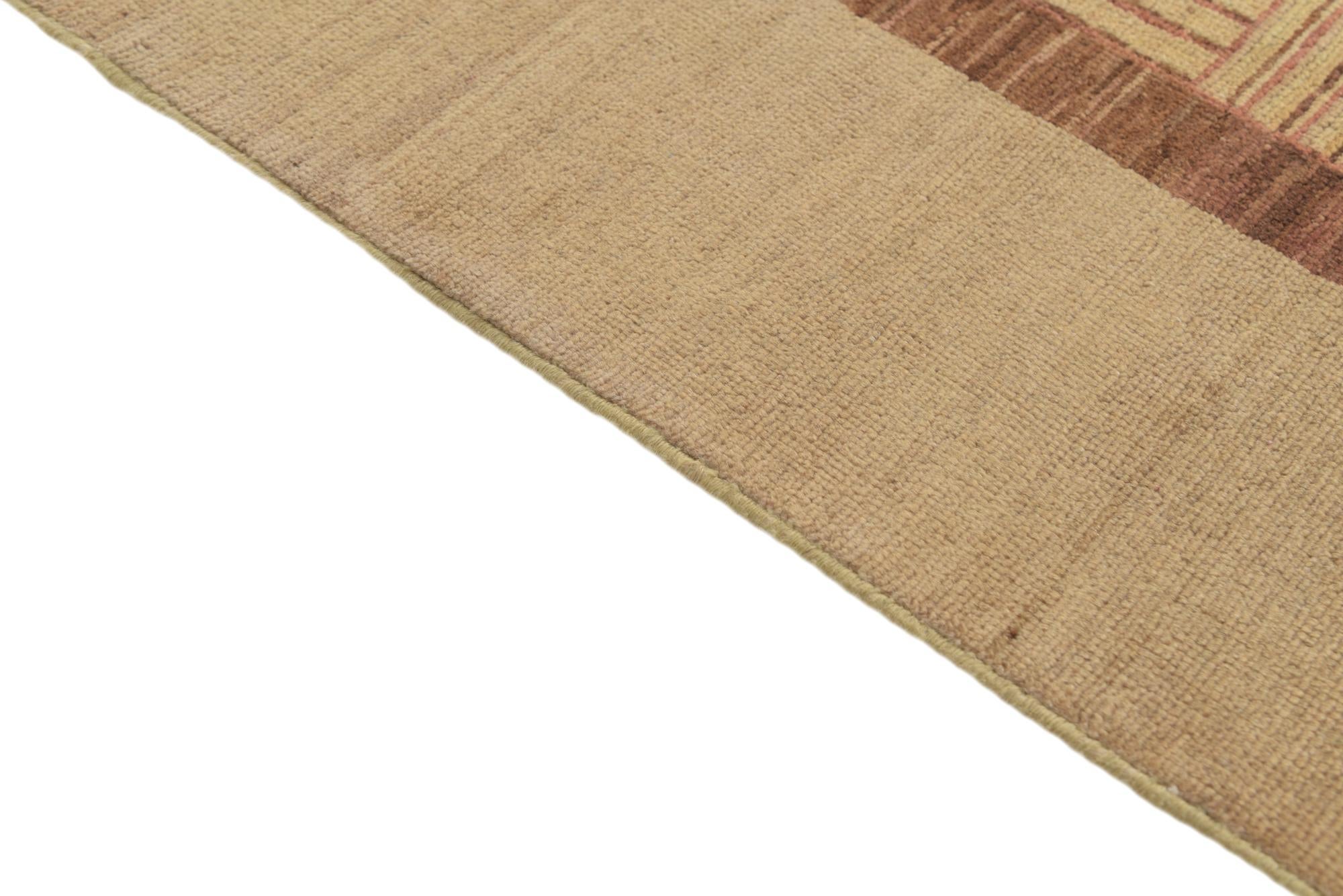 4' 10 x 7' Hand Knotted Modern Ziegler Oriental Wool Rug