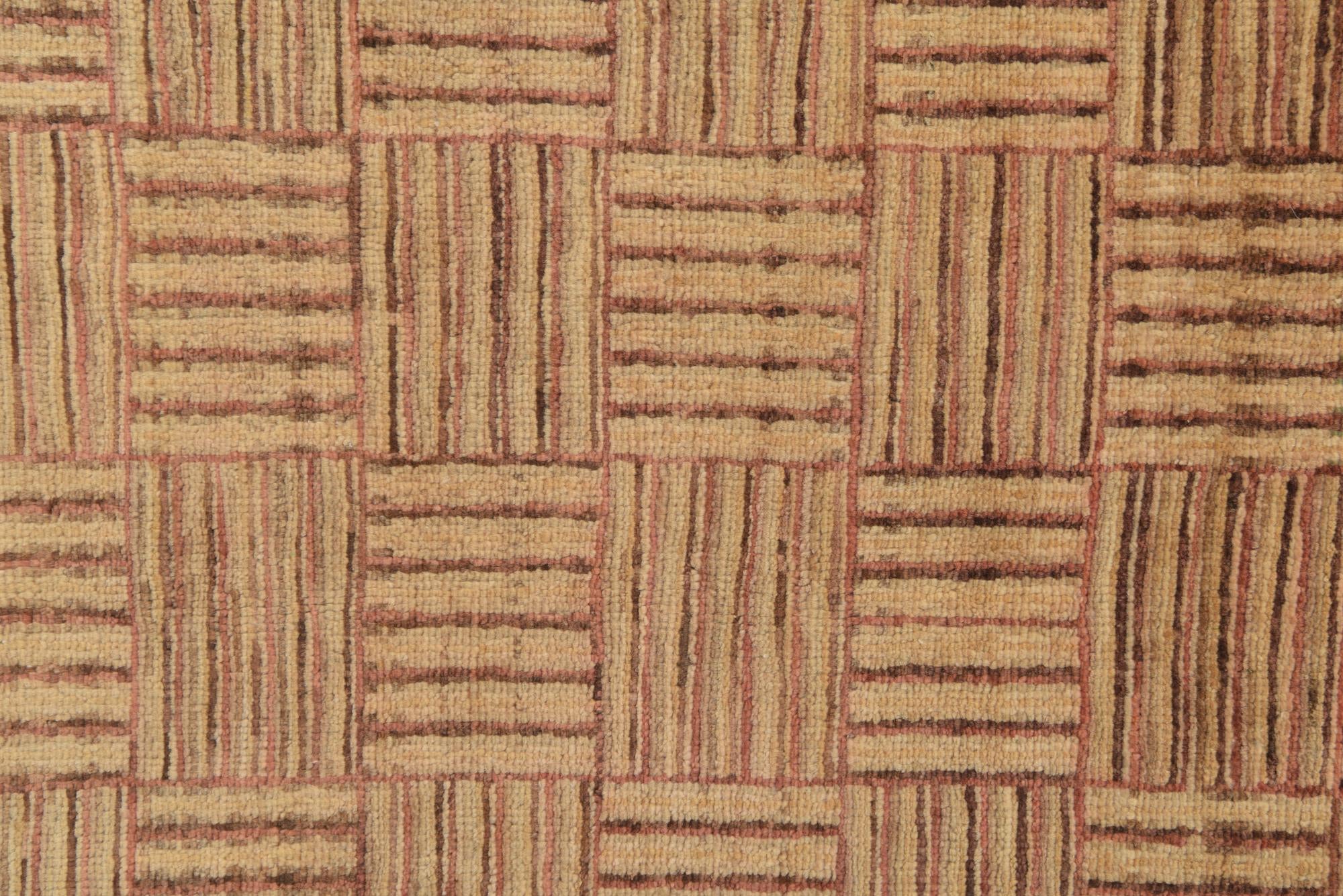 4' 10 x 7' Hand Knotted Modern Ziegler Oriental Wool Rug
