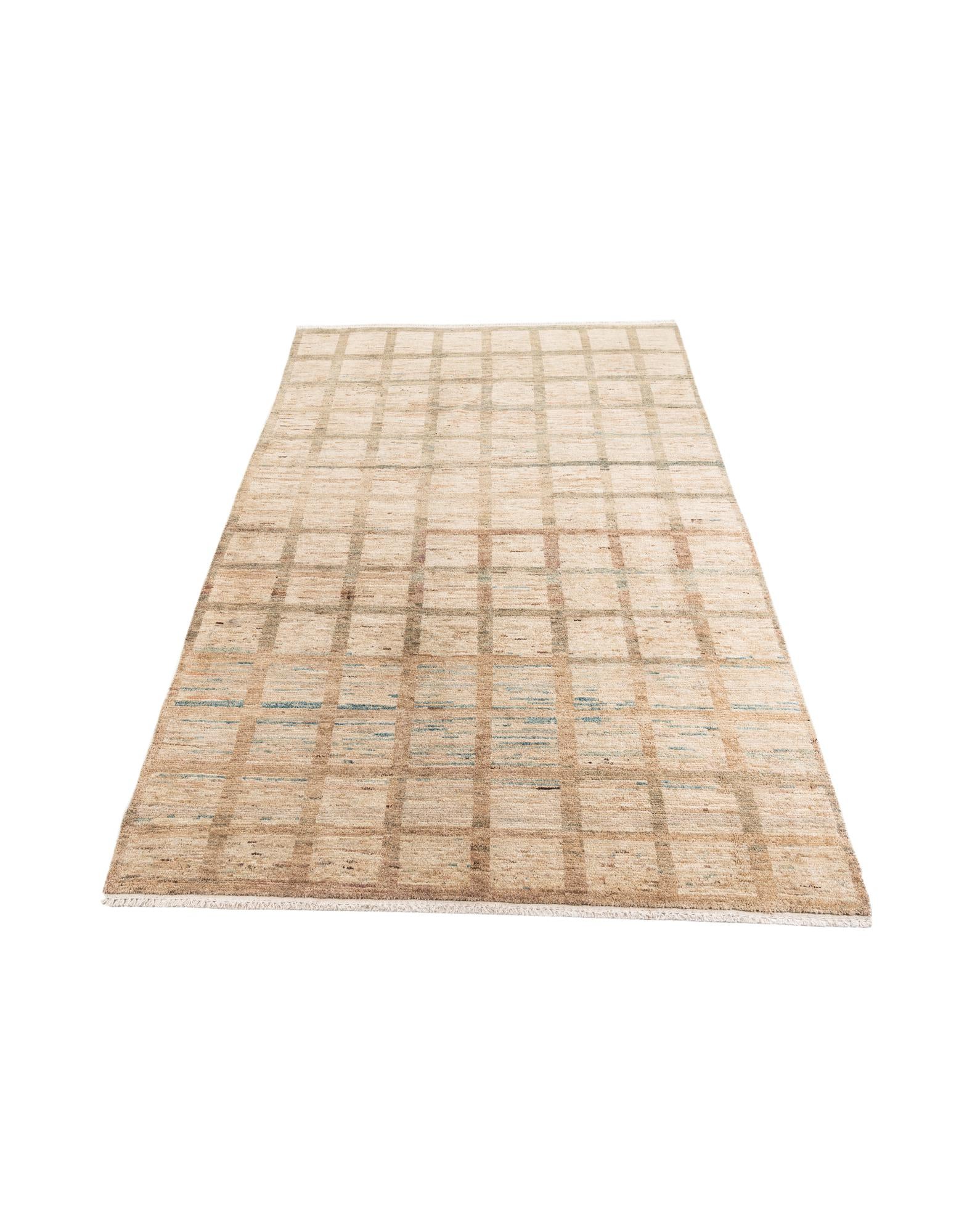 6' 8 x 9' 4 Hand Knotted Modern Ziegler Wool Rug