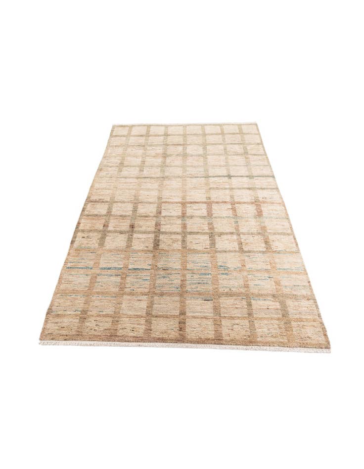 Detail image of 6' 8 x 9' 4  Hand Knotted Modern Ziegler Wool Rug