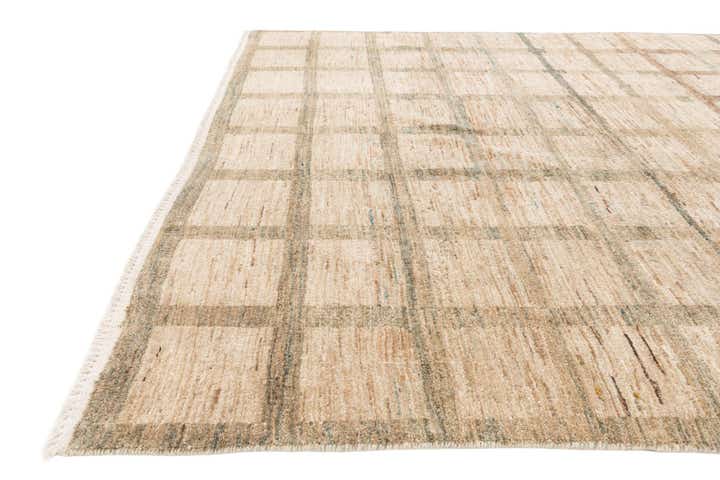 6' 8 x 9' 4 Hand Knotted Modern Ziegler Wool Rug