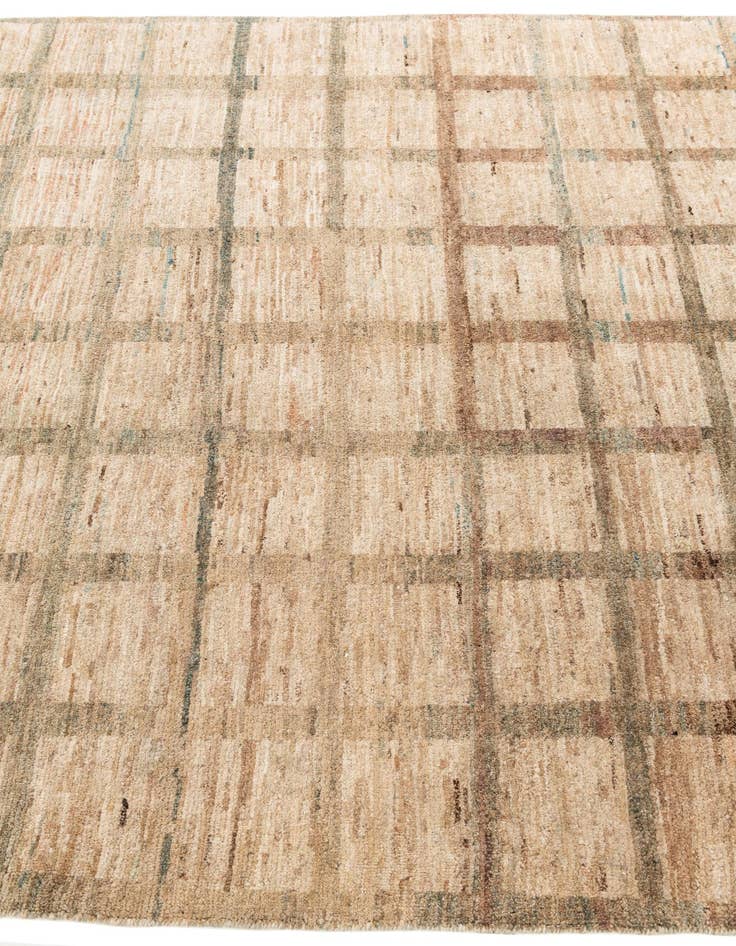 Detail image of 6' 8 x 9' 4  Hand Knotted Modern Ziegler Wool Rug