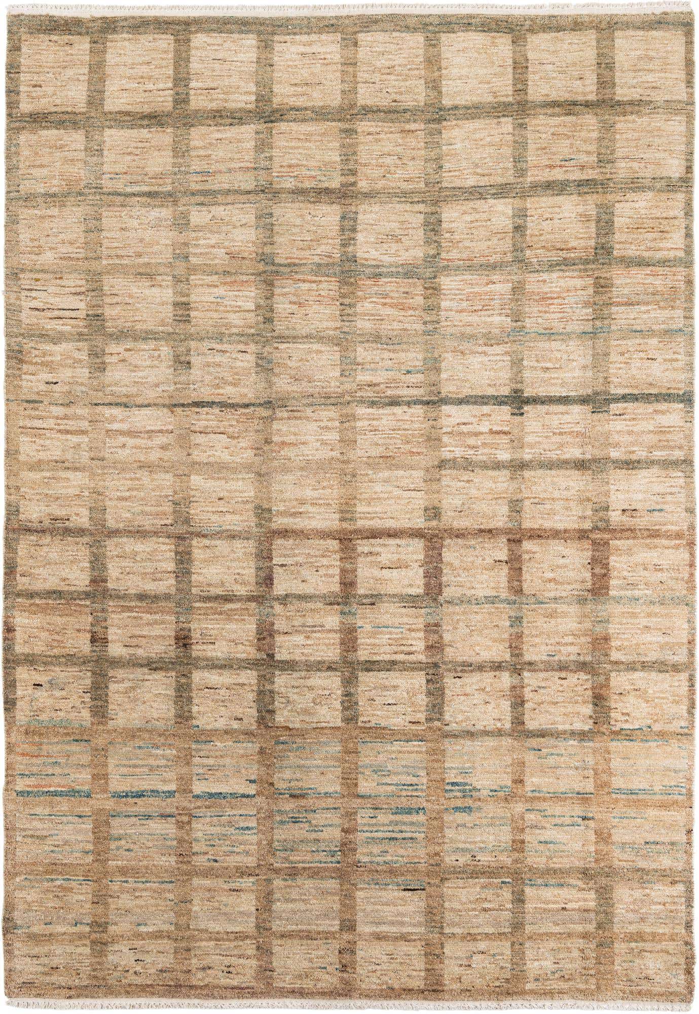6' 8 x 9' 4 Hand Knotted Modern Ziegler Wool Rug