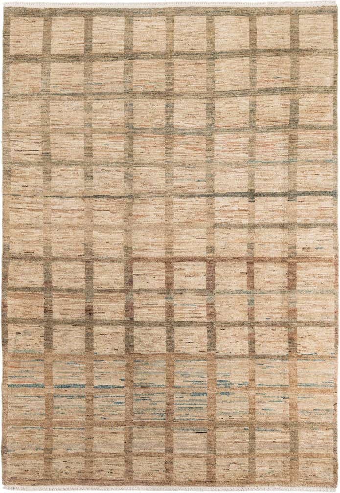 6' 8 x 9' 4 Hand Knotted Modern Ziegler Wool Rug