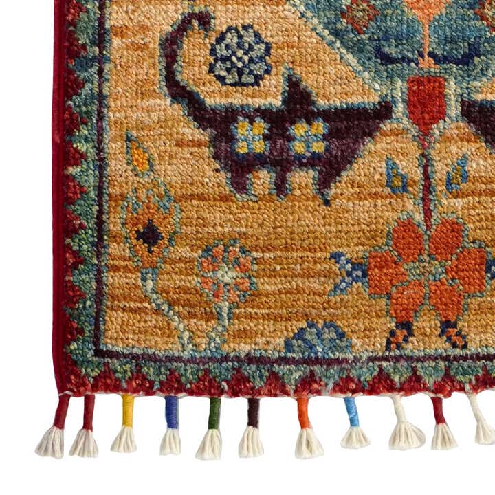 1' 5 x 2' Hand Knotted Modern Ziegler Rug
