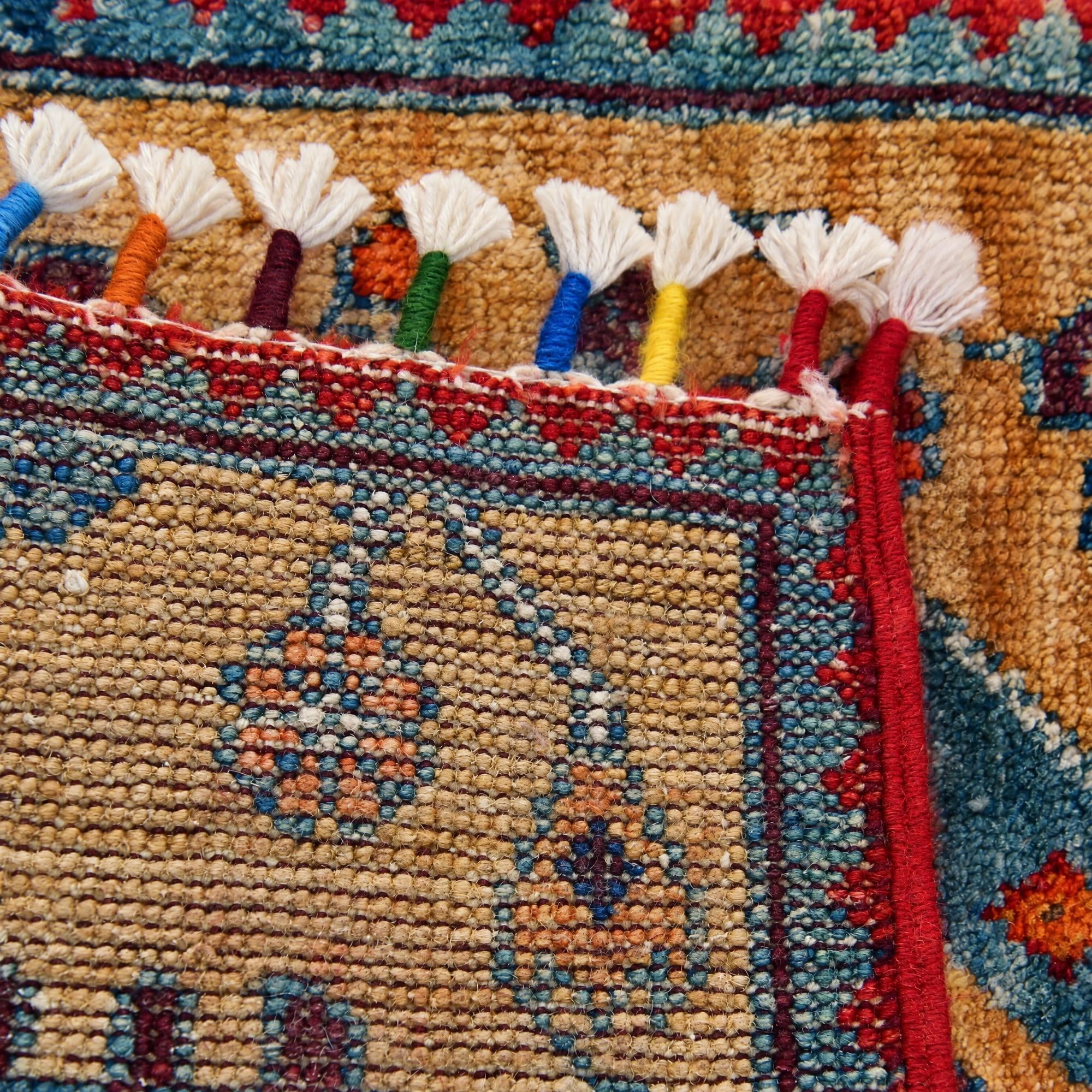 45cm x 60cm Hand Knotted Modern Ziegler Rug