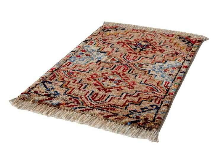 Detail image of 1' 6 x 2' 2 Hand Knotted Modern Ziegler Rug