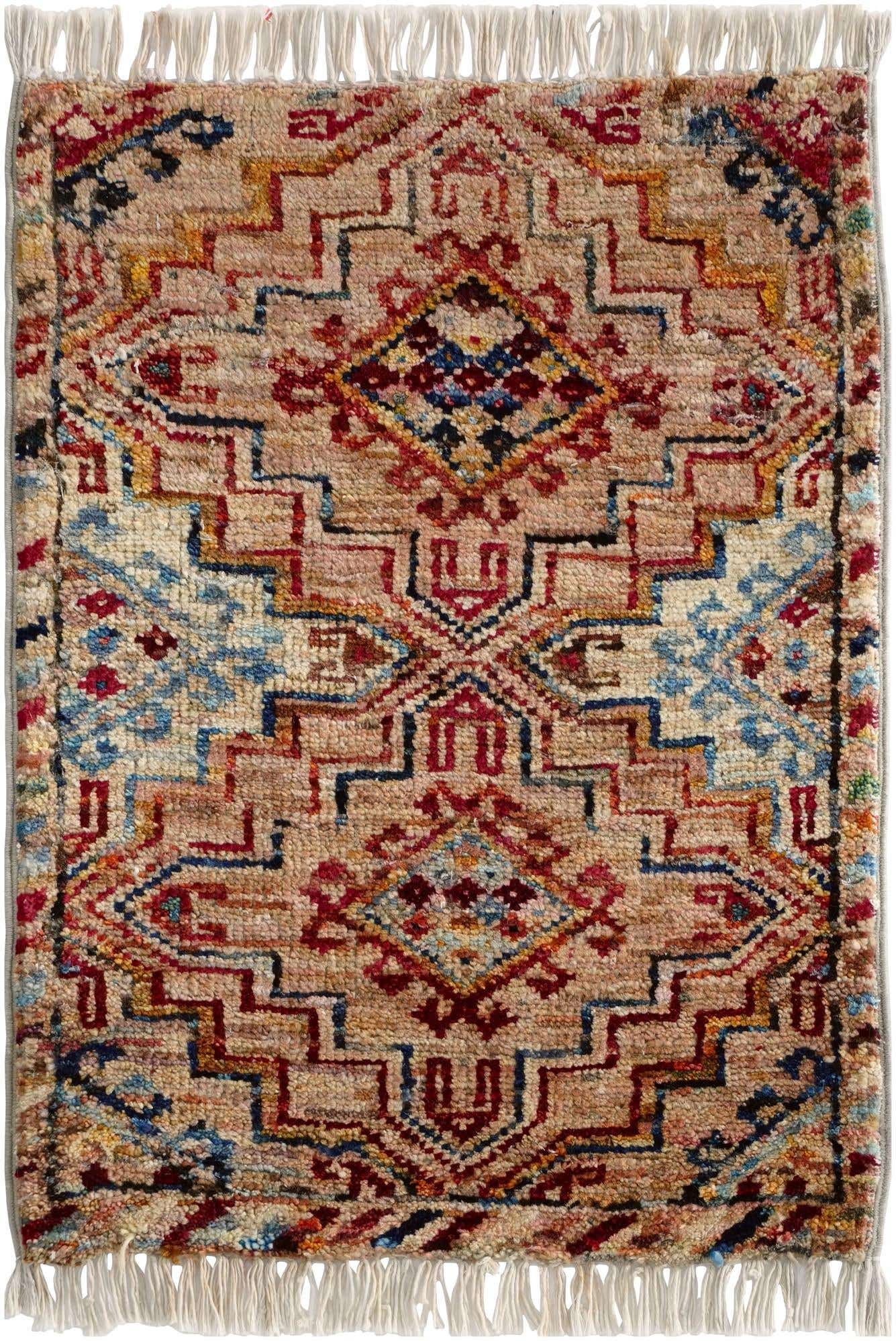 1' 6 x 2' 2 Hand Knotted Modern Ziegler Rug