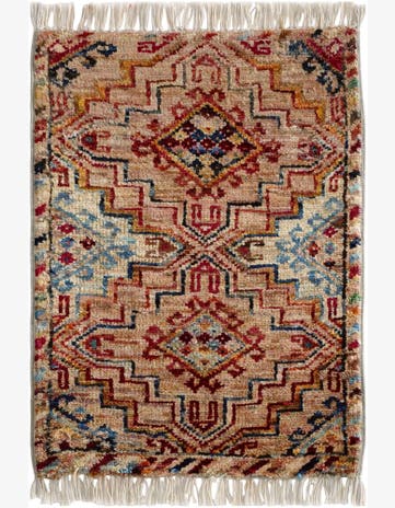 1' 6 x 2' 2 Hand Knotted Modern Ziegler Rug