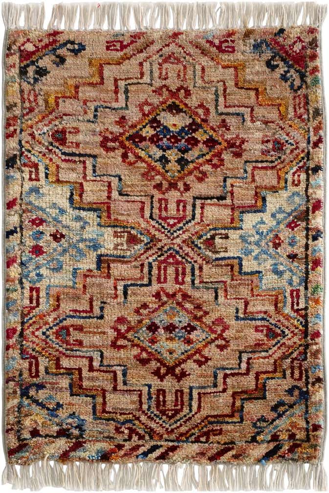 1' 6 x 2' 2 Hand Knotted Modern Ziegler Rug