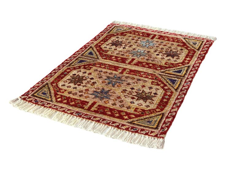 Detail image of 1' 5 x 2' 2 Hand Knotted Modern Ziegler Rug