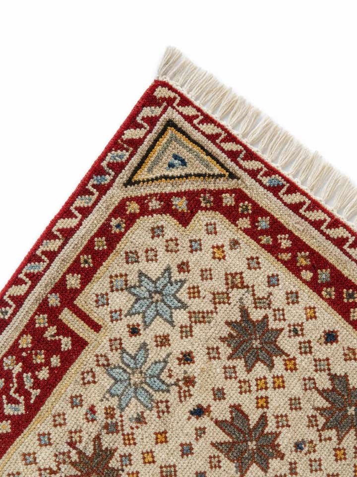 1' 5 x 2' 2 Hand Knotted Modern Ziegler Rug