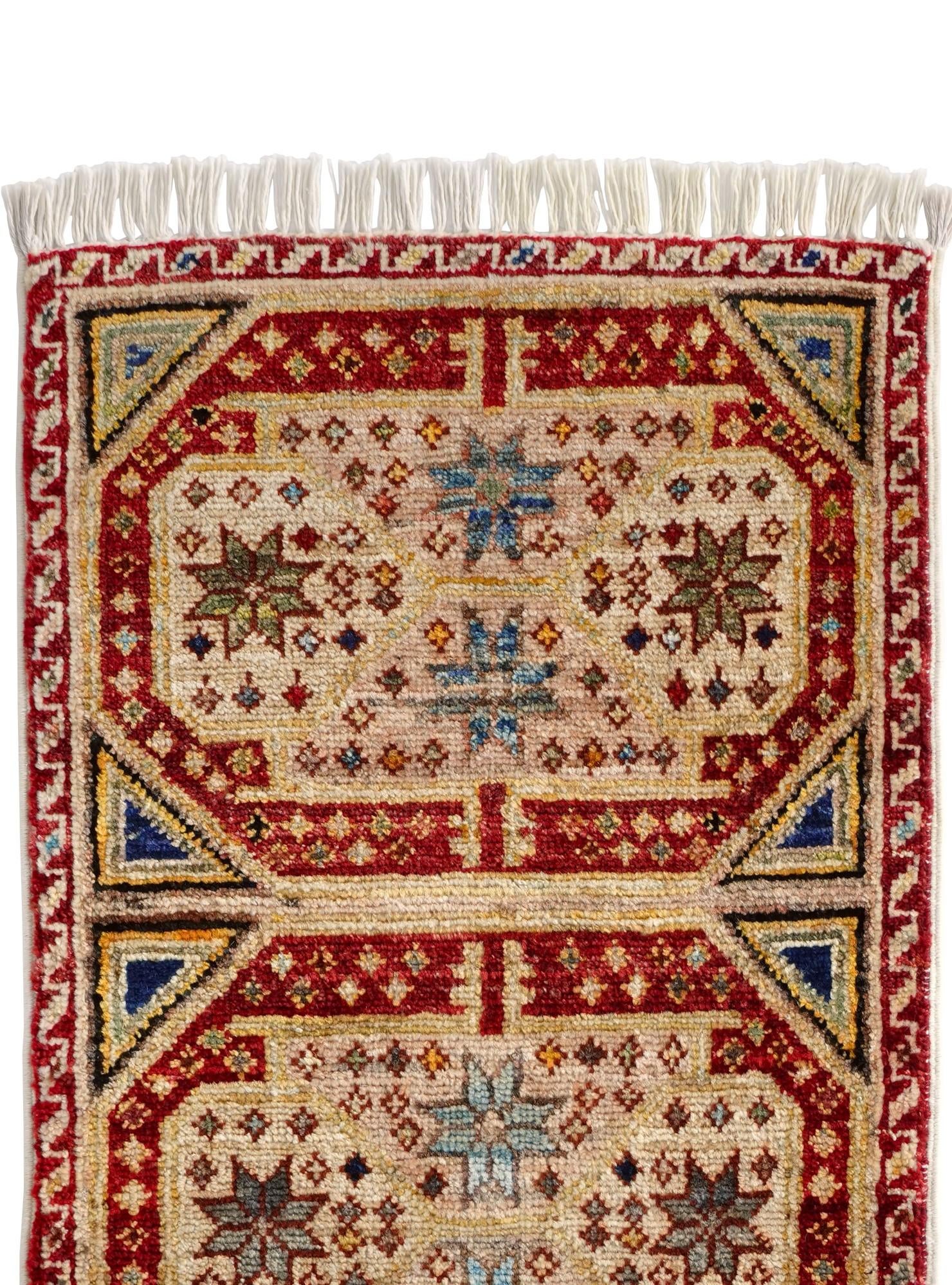 1' 5 x 2' 2 Hand Knotted Modern Ziegler Rug