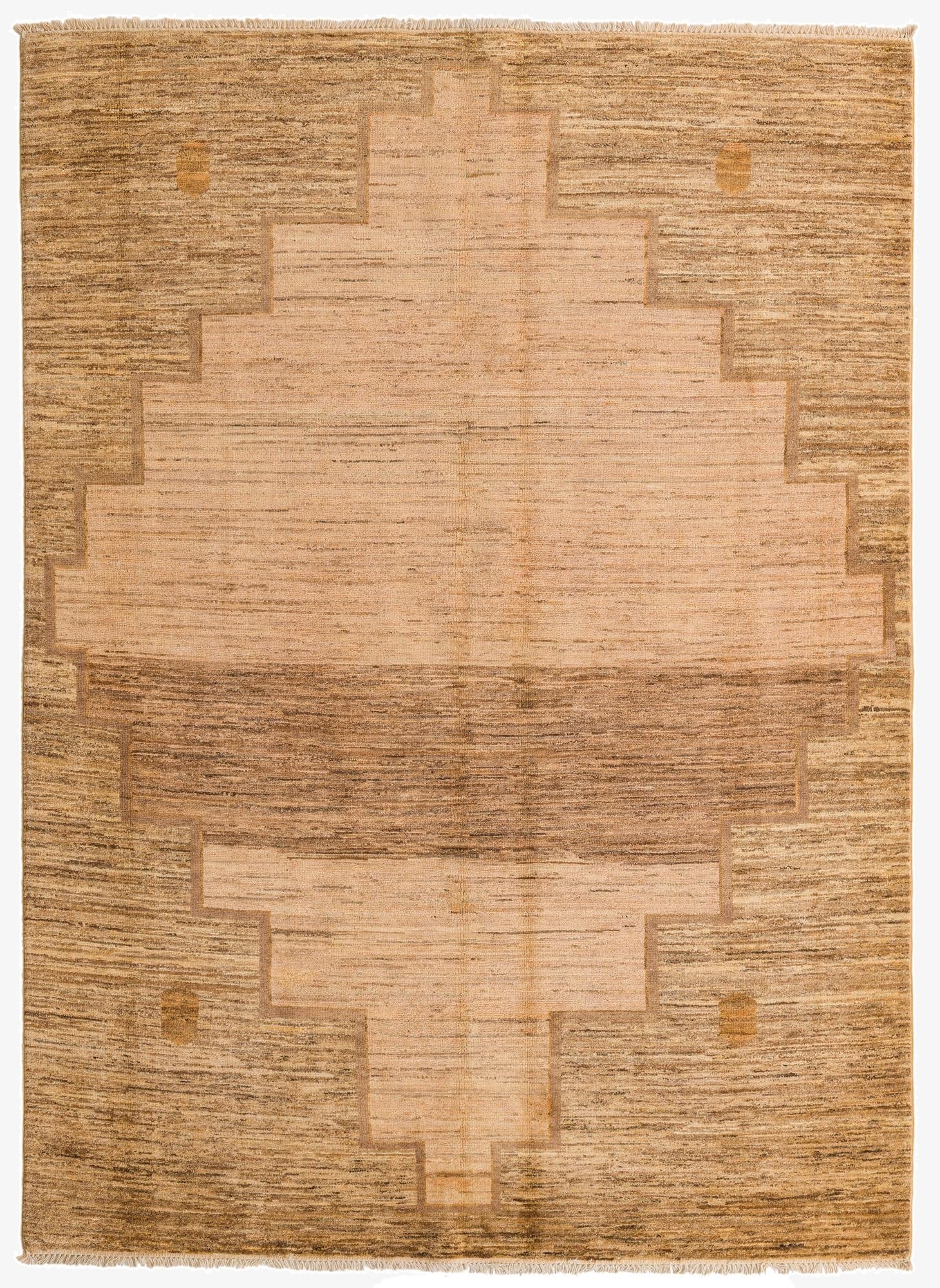 5' 8 x 7' 9  Hand Knotted Modern Ziegler Rug