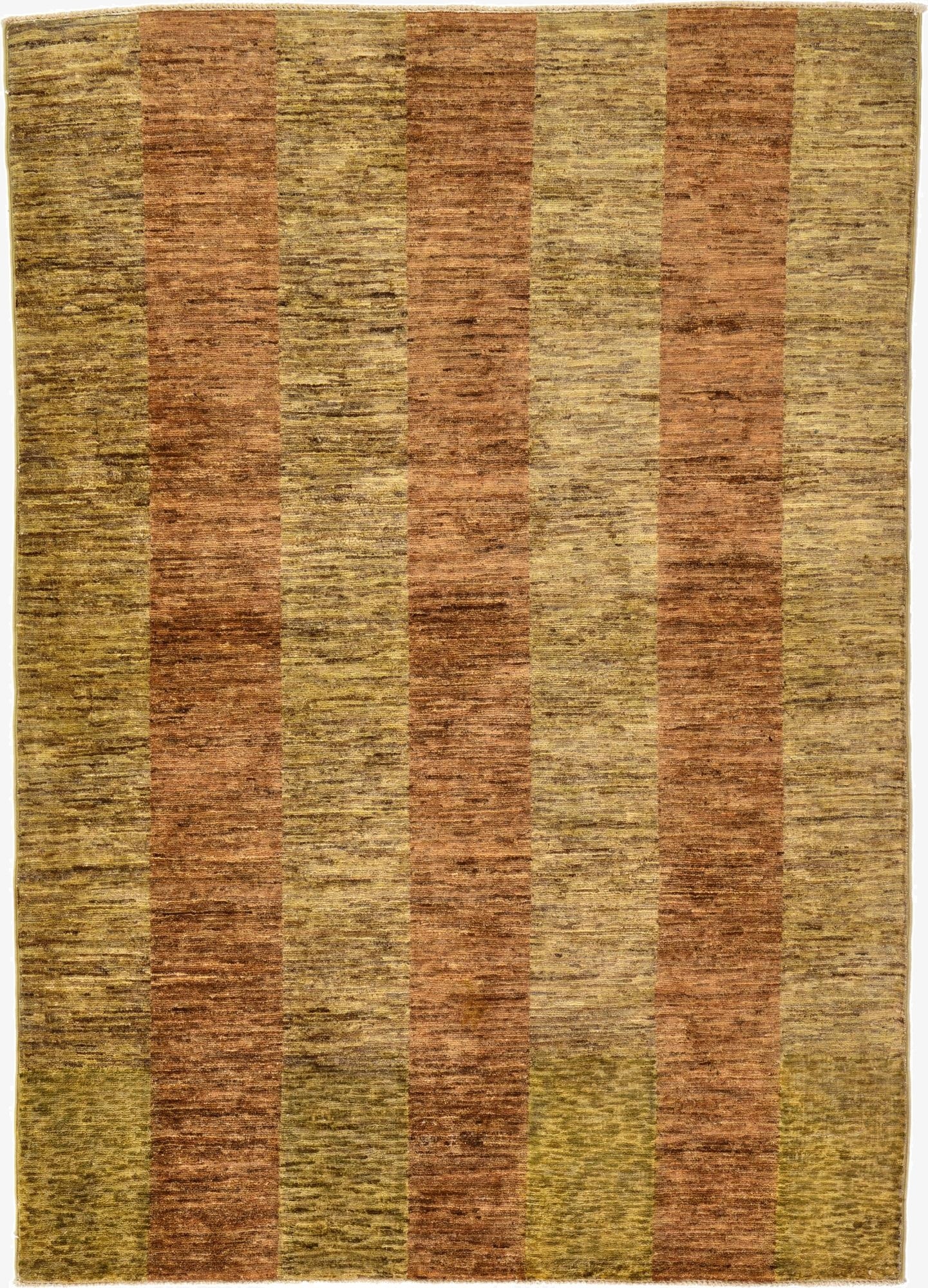 4' 1 x 5' 8  Hand Knotted Modern Ziegler Oriental Rug