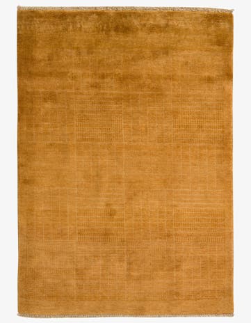 4' 6 x 6' 2 Hand Knotted Modern Ziegler Wool Rug