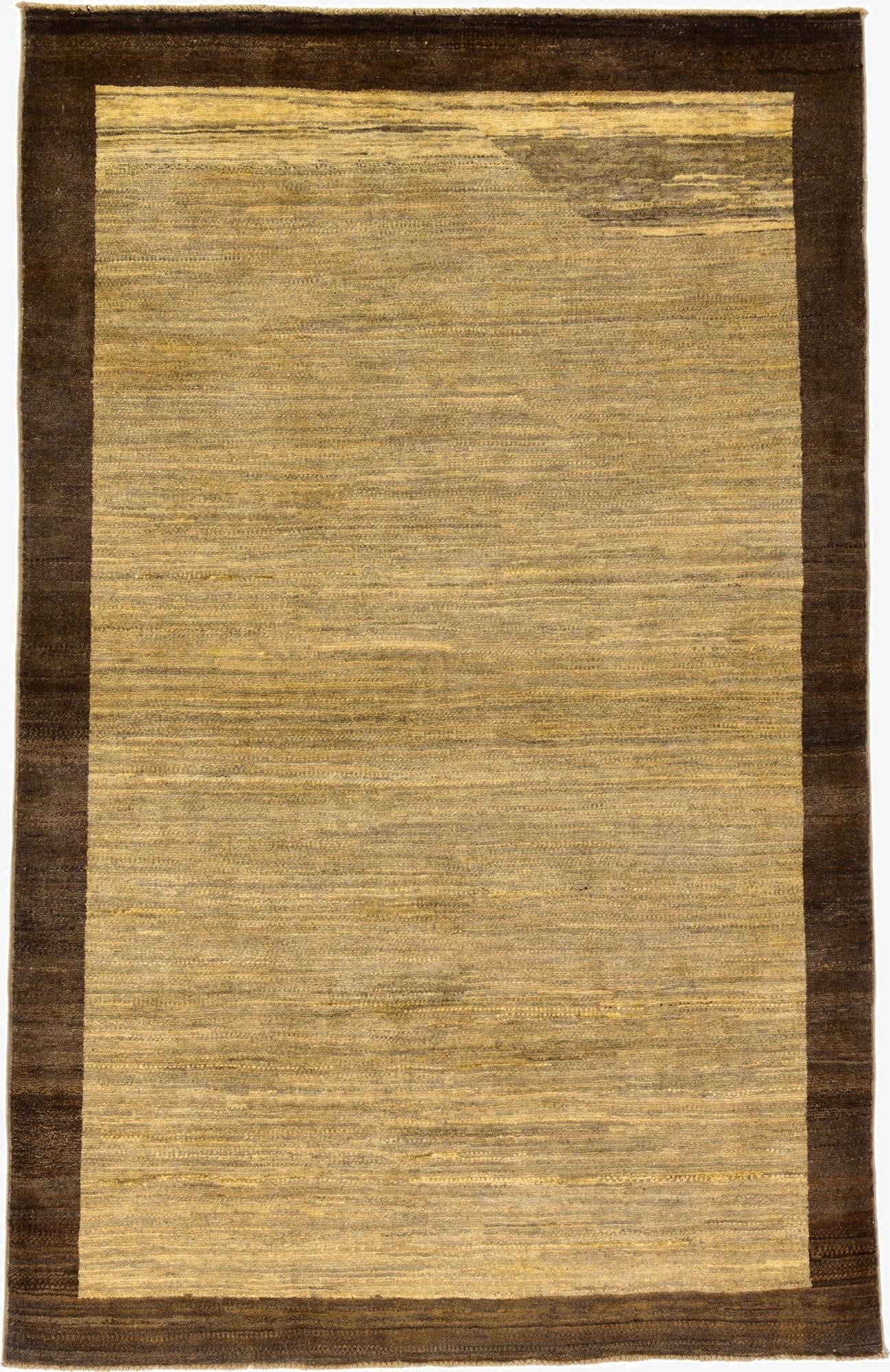 3' 11 x 6'  Hand Knotted Modern Ziegler Oriental Rug