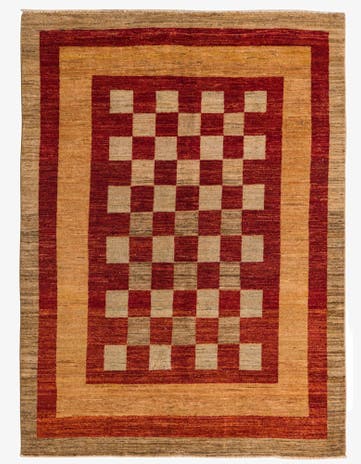 4' 9 x 6' 6 Hand Knotted Modern Ziegler Rug