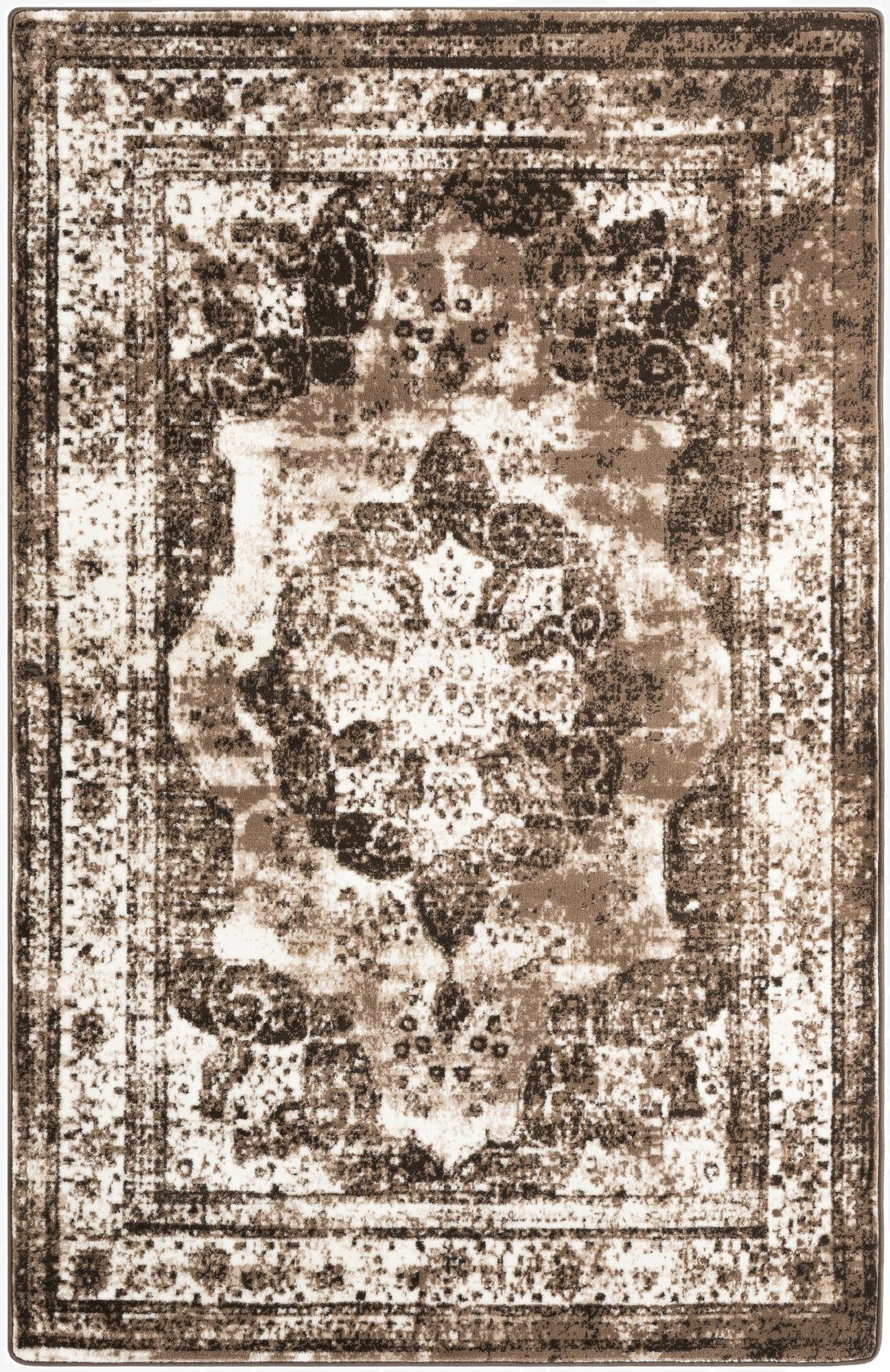 Primary image 5' 3 x 8' Monaco Rug With Pad Bundle