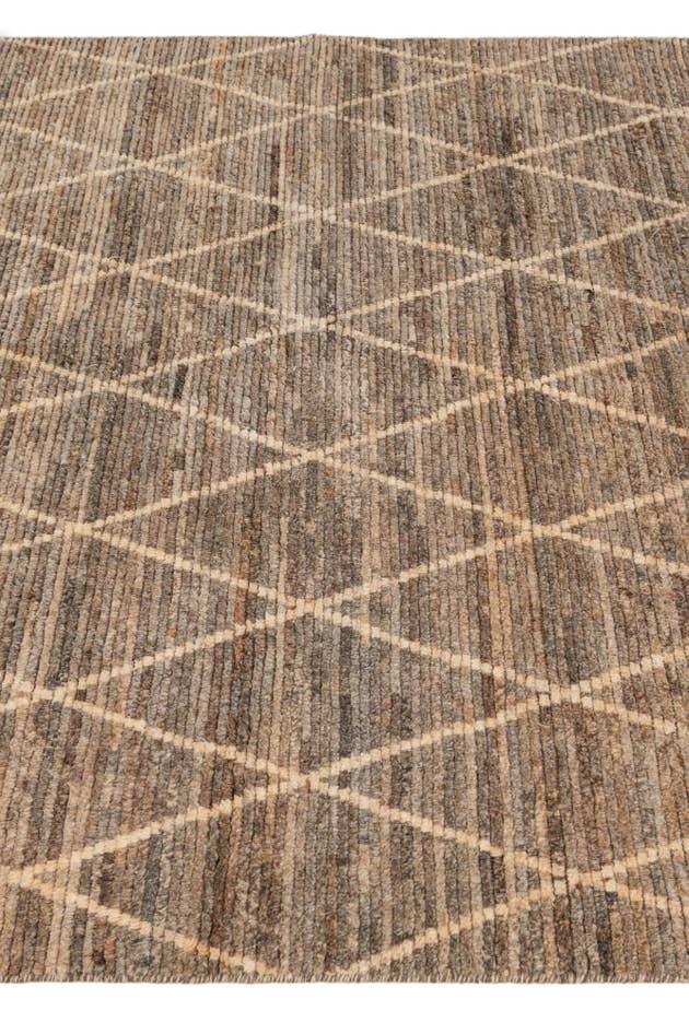 Detail image of 5' 3 x 7' 11 Hand Knotted Moroccan Wool Rug