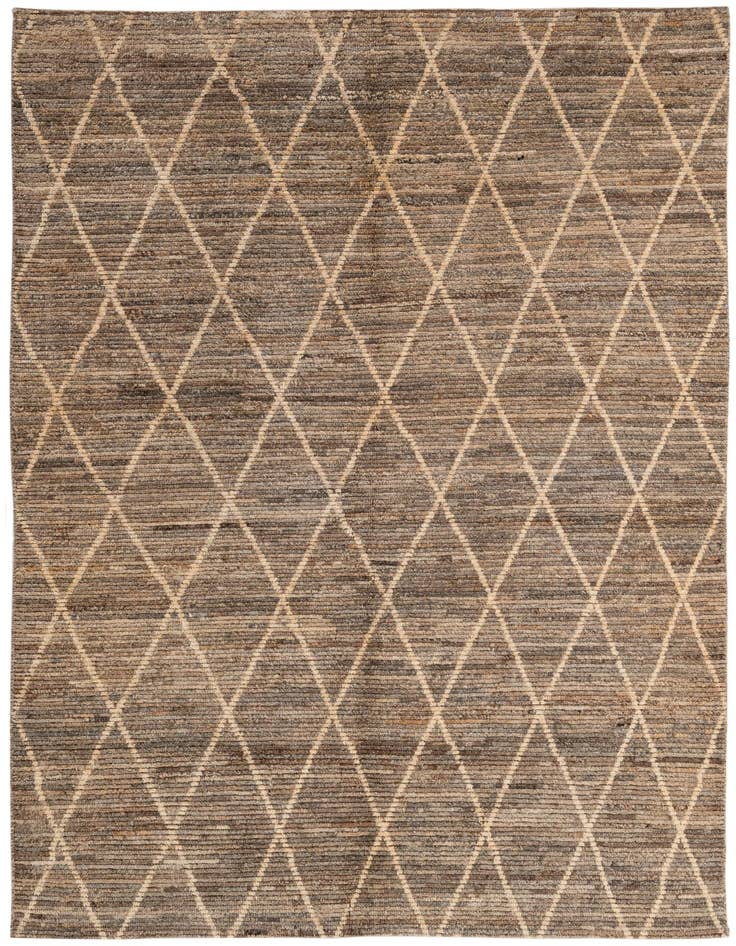 Detail image of 5' 3 x 7' 11 Hand Knotted Moroccan Wool Rug