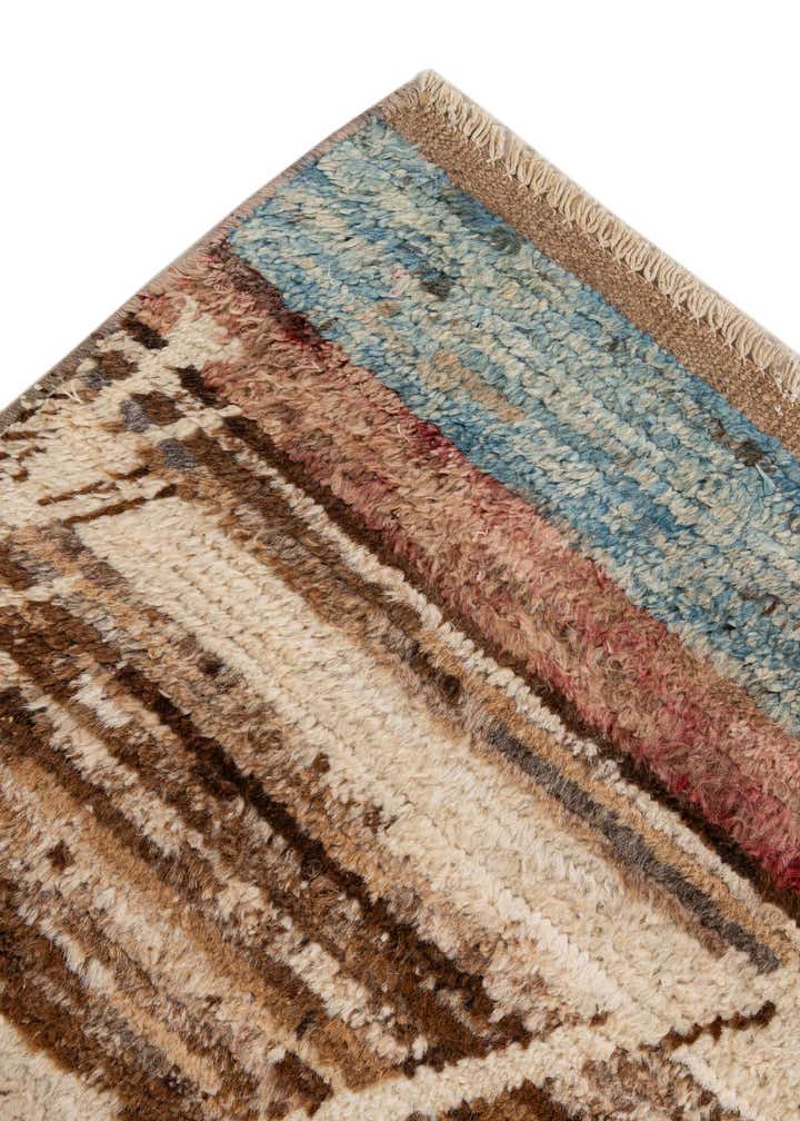 6' 5 x 9' 5 Hand Knotted Moroccan Wool Rug