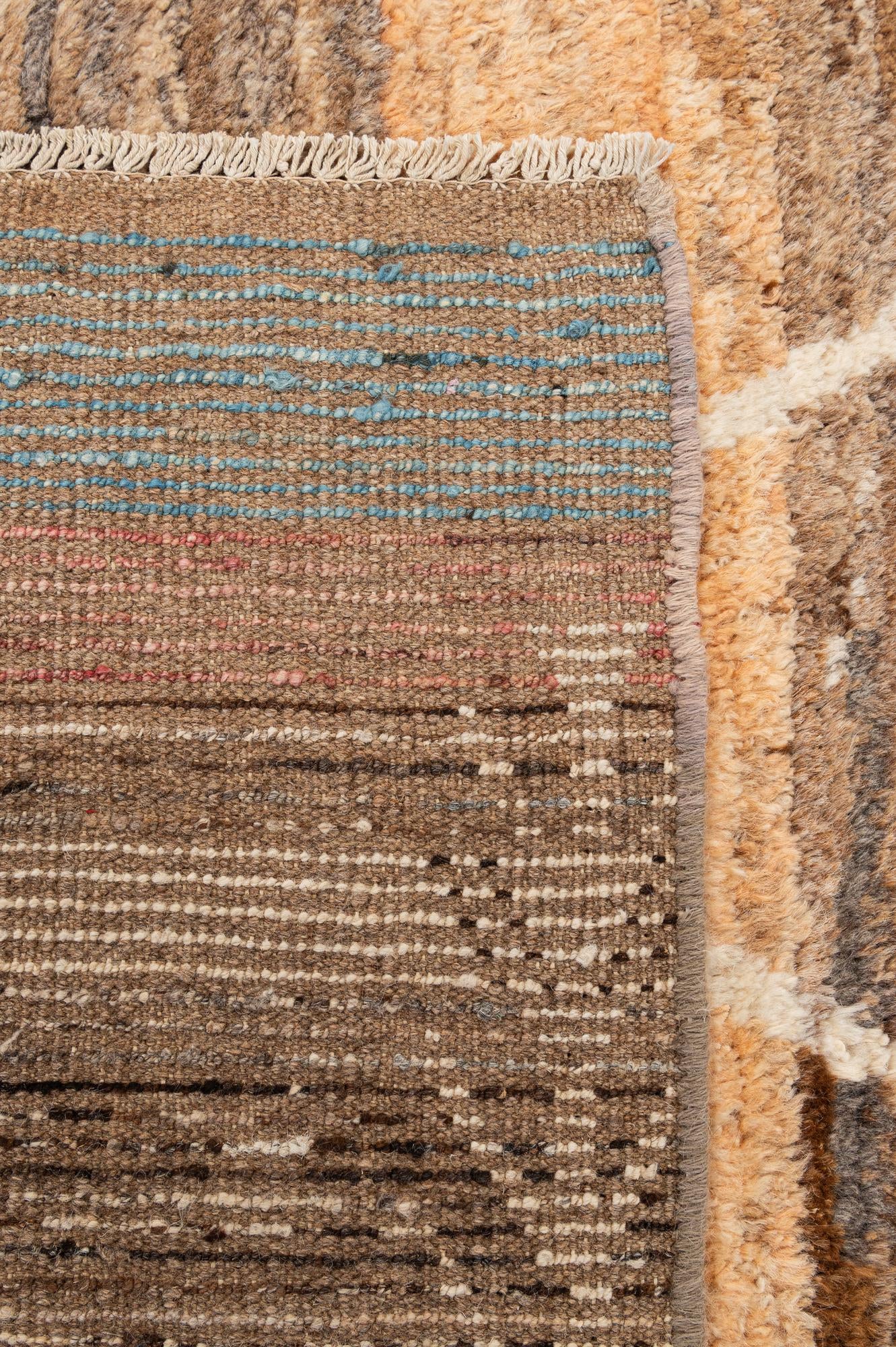 6' 5 x 9' 5 Hand Knotted Moroccan Wool Rug