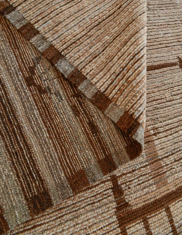 Detail image of 9' 4 x 12' 2 Hand Knotted Moroccan Wool Rug