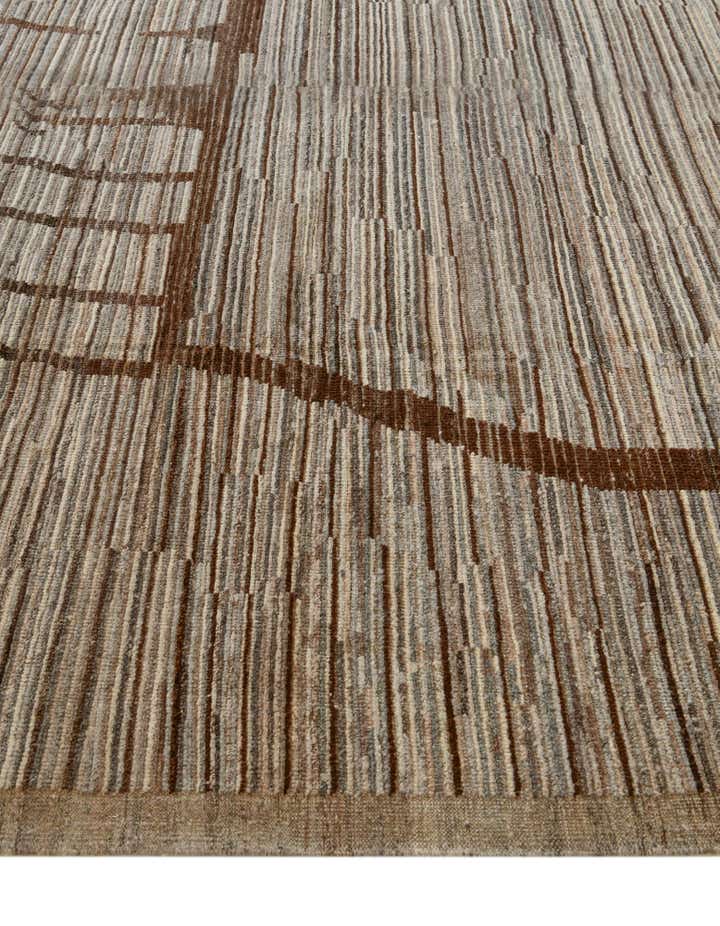 10' 2 x 13' 7 Hand Knotted Moroccan Wool Rug