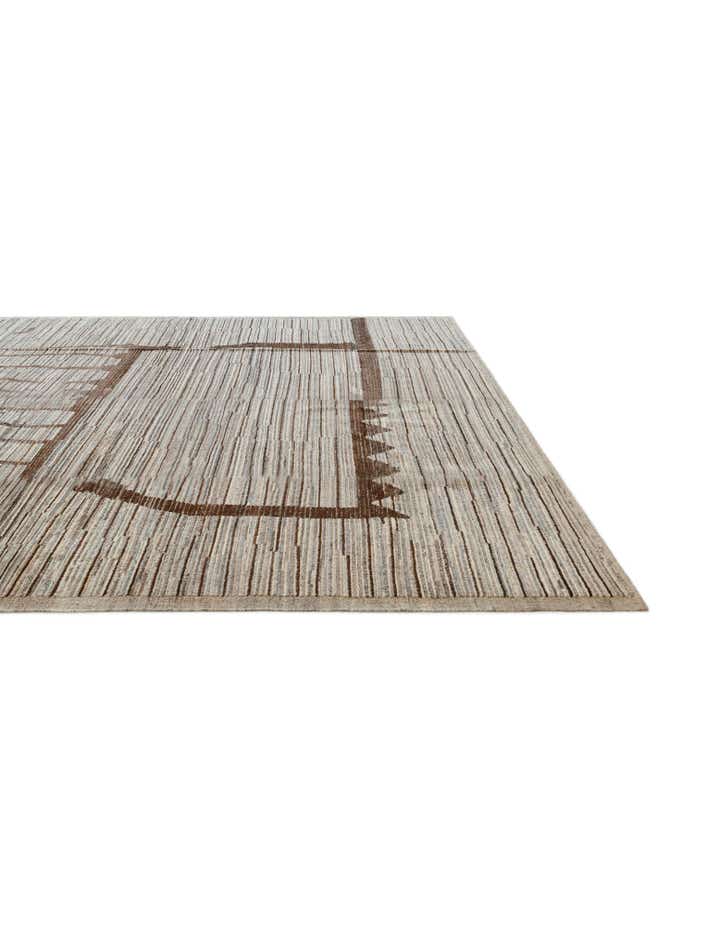 10' 2 x 13' 7 Hand Knotted Moroccan Wool Rug