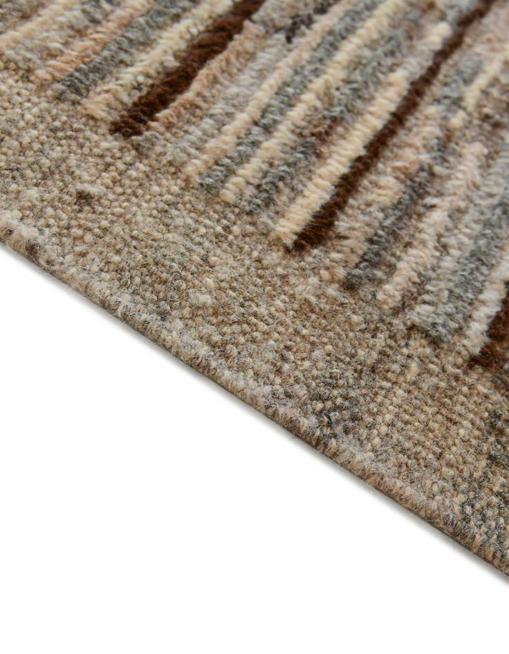 Detail image of 10' 2 x 13' 7 Hand Knotted Moroccan Wool Rug