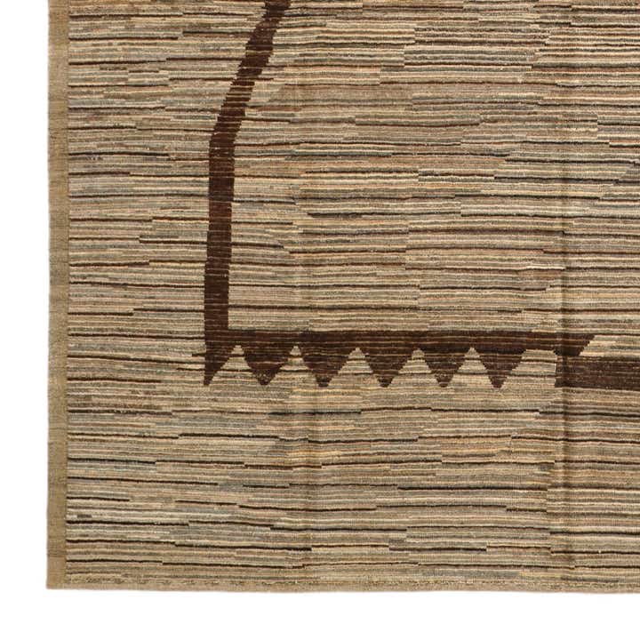 10' 2 x 13' 7 Hand Knotted Moroccan Wool Rug
