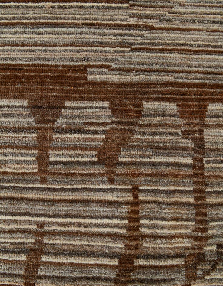 Detail image of 10' 2 x 13' 7 Hand Knotted Moroccan Wool Rug