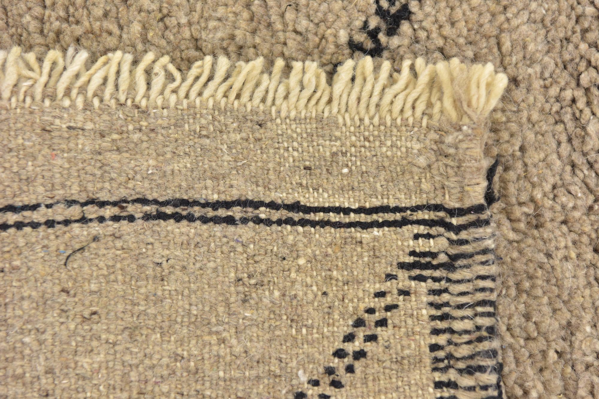3' 6 x 5' 4 Hand Knotted Moroccan Wool Rug