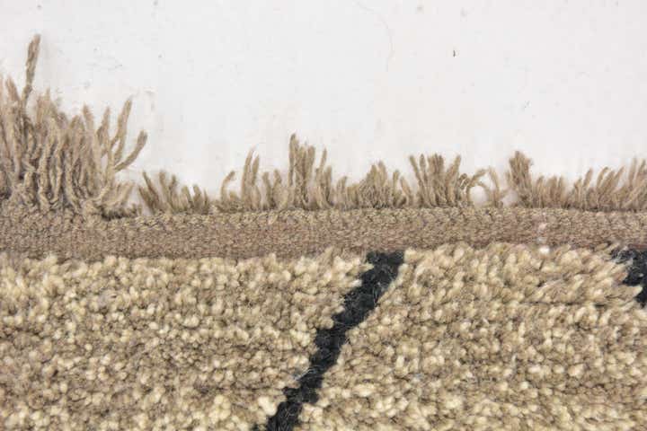 6' 8 x 9' 2 Hand Knotted Moroccan Wool Rug
