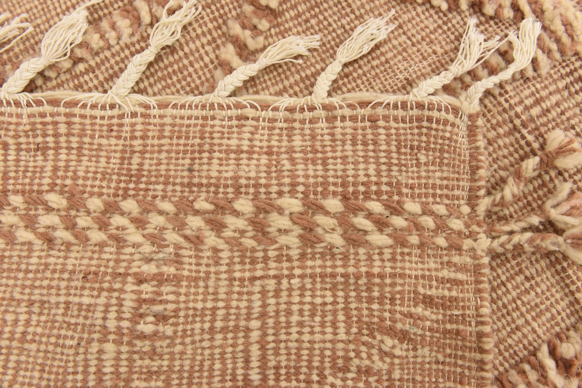5' x 8' 2 Hand Knotted Moroccan Wool Rug