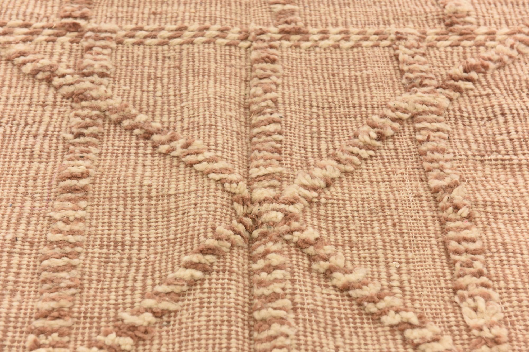 5' x 8' 2 Hand Knotted Moroccan Wool Rug