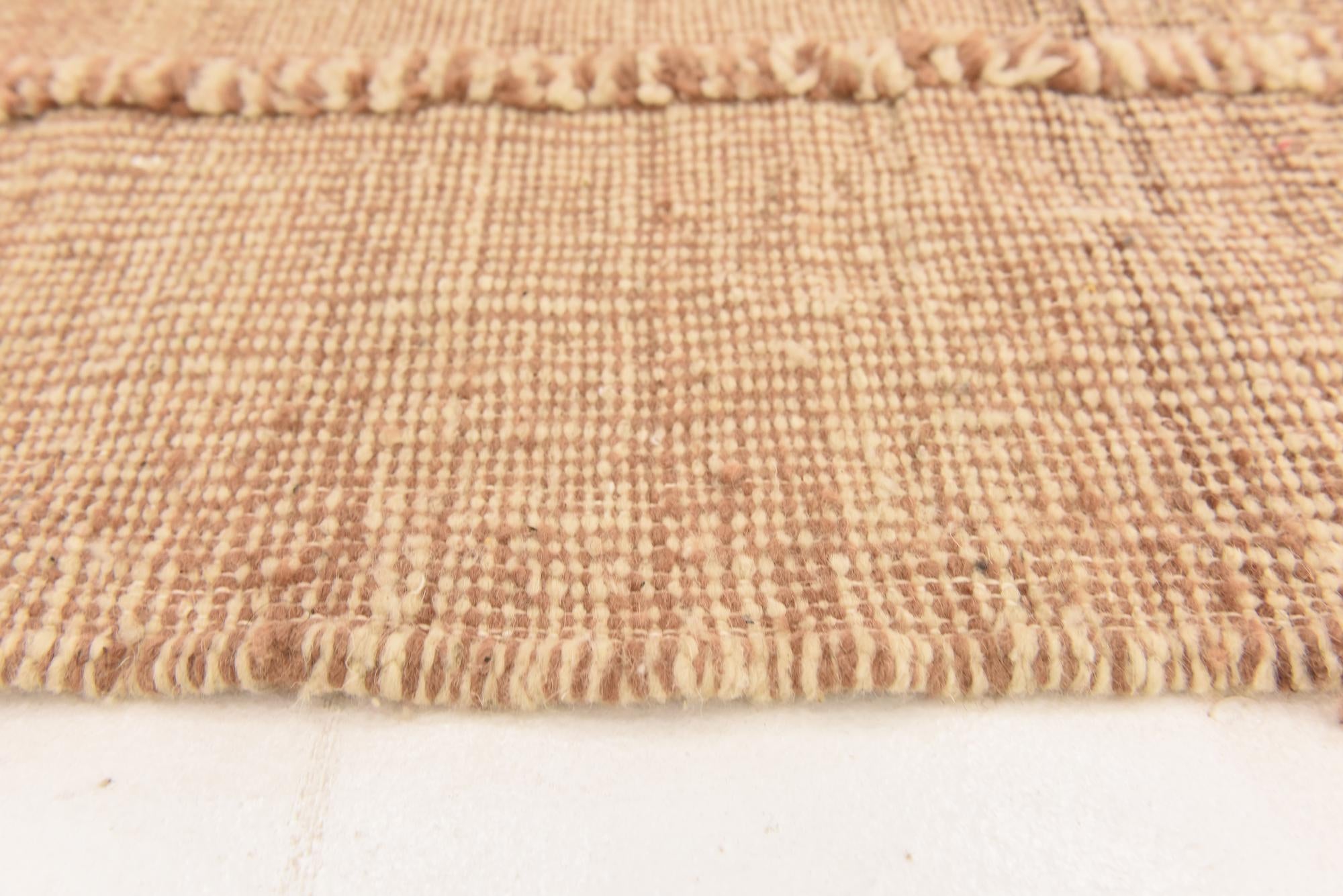 5' x 8' 2 Hand Knotted Moroccan Wool Rug