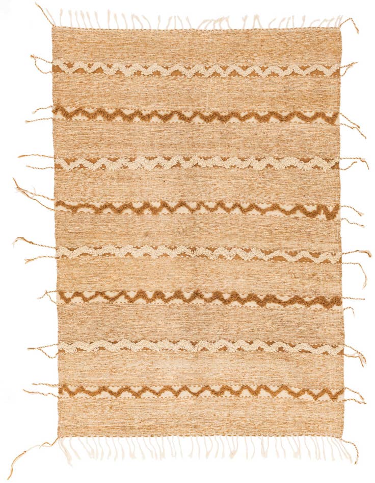 Detail image of 6' 9 x 10' Hand Knotted Moroccan Wool Rug