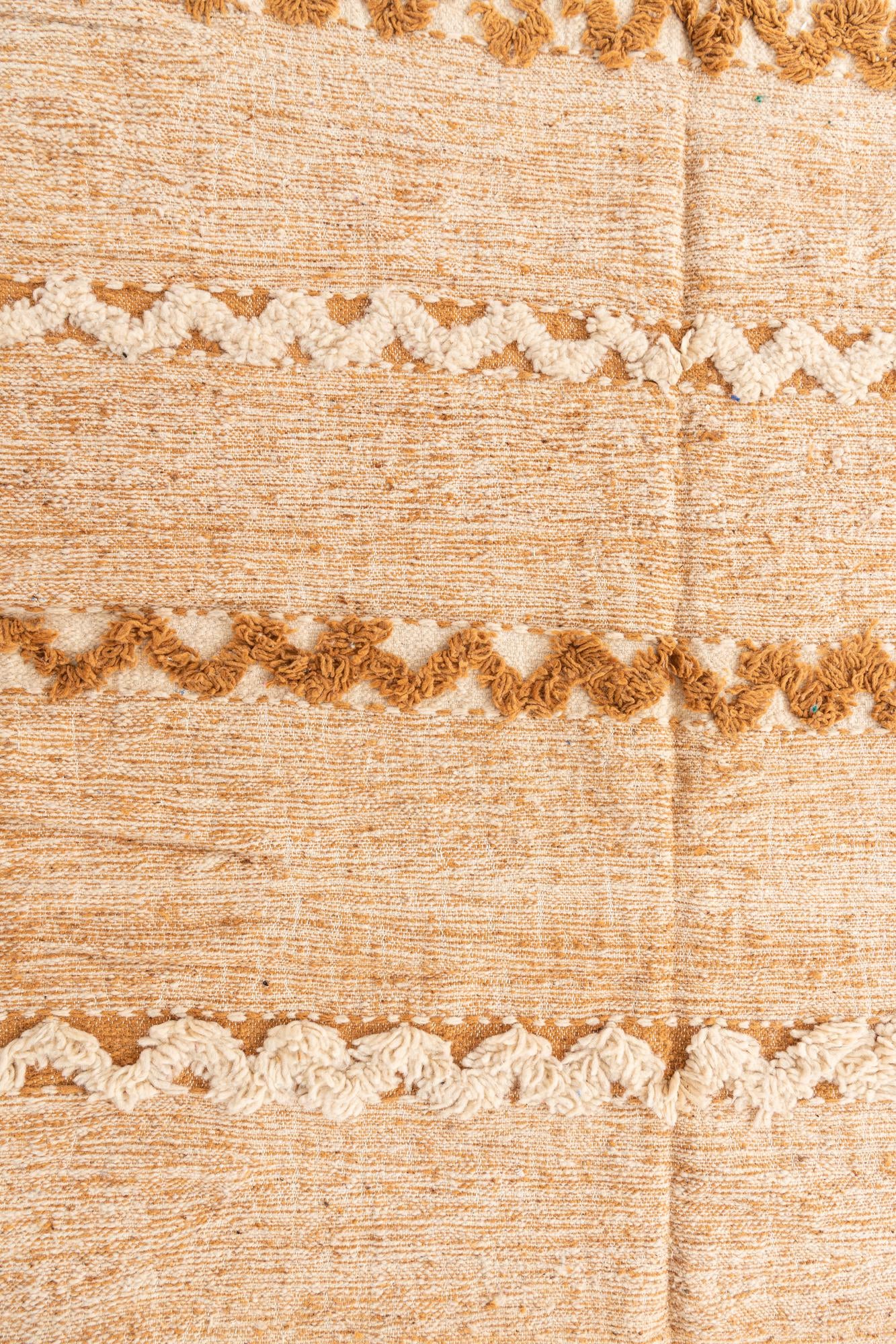 6' 9 x 10' Hand Knotted Moroccan Wool Rug
