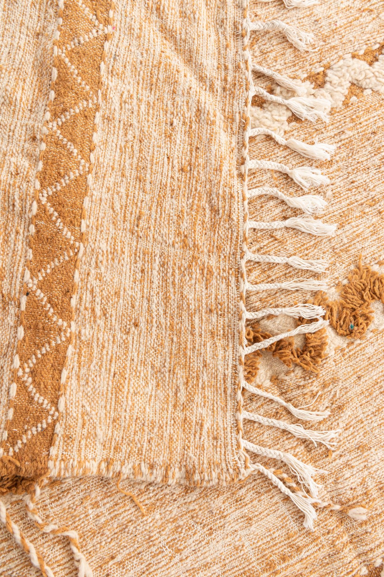 6' 9 x 10' Hand Knotted Moroccan Wool Rug